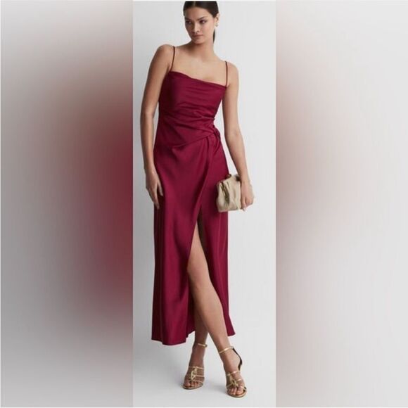 NWT Significant Other Elegant Burgundy Evening Dress, US2 - Picture 1 of 16